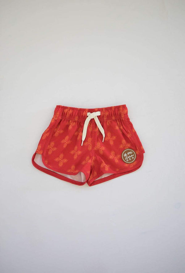 kid-s-boardie-watershorts-in-red-breadfruit-bandana-of-one-sea - Sophia's Style Kids-1